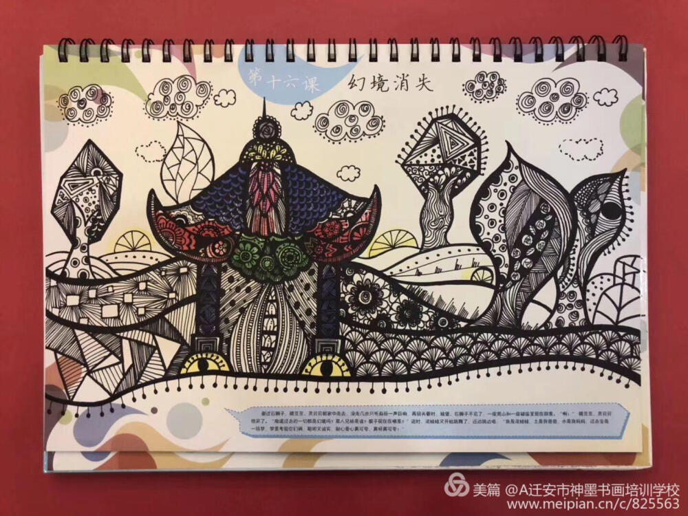 印象线描