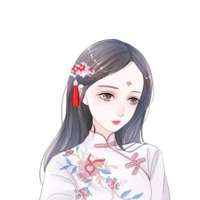 女生头像 #古风#手绘#古装美女( )