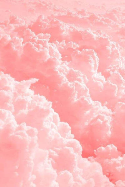 星空云朵粉色壁纸