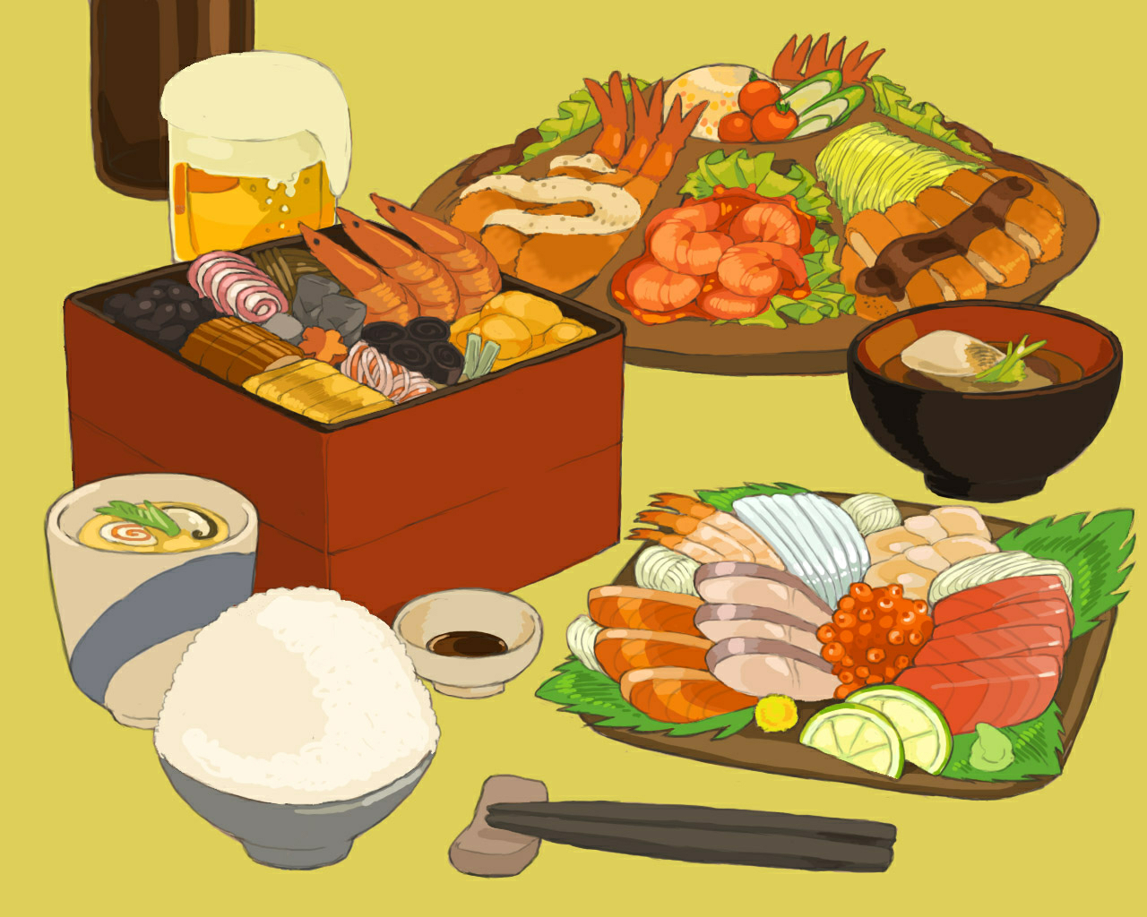 日本动漫美食图片高清图片