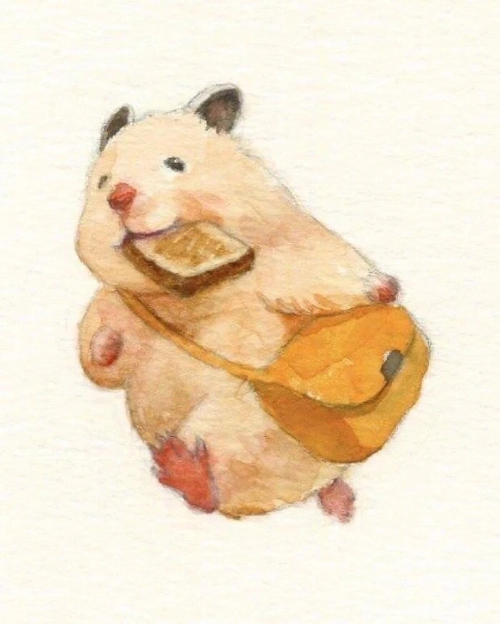 胖仓鼠可爱的卡通图片图片