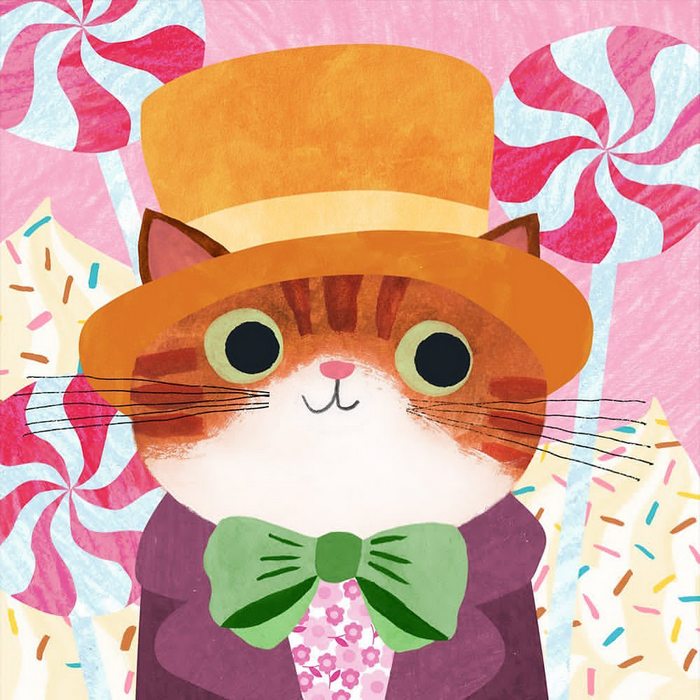 猫咪 插画 by angie rozelaar - 堆糖,美图壁纸兴趣