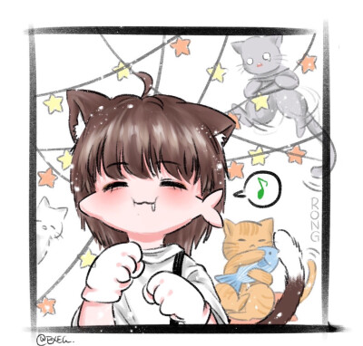 华晨宇#q版#头像#这是什么级别的可爱啊