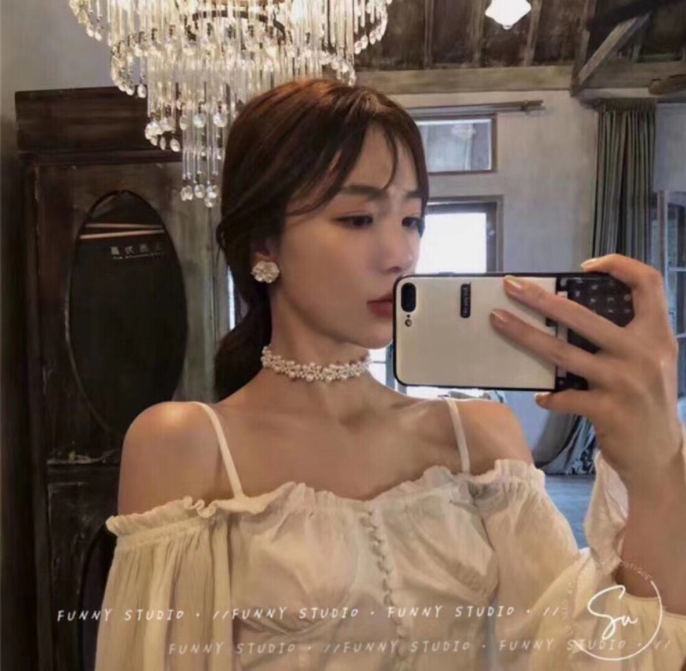 s项圈安利含延长链脖子粗细均合适珍珠亮亮的女生谁能抗拒纯手工串制