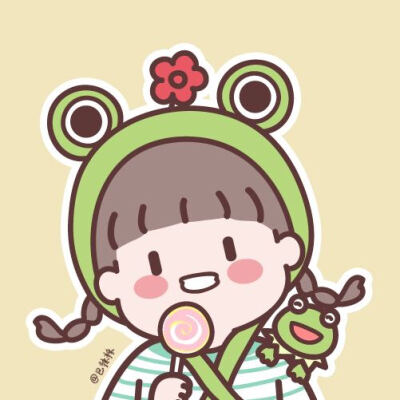 简笔画女孩,作者:巴辣辣