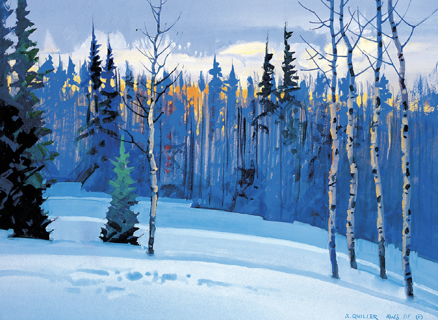 绘画作品 来自画家 stephen quiller 风光绘画作品