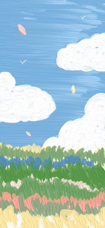 小熊壁纸/油画壁纸/原创壁纸/手绘壁纸/手写壁纸/涂鸦壁纸/插画壁纸