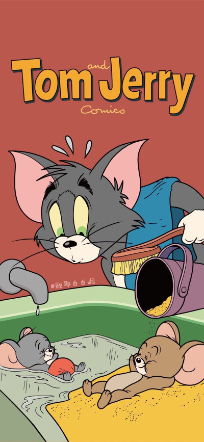 黑白汤姆猫壁纸