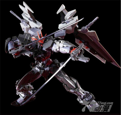 正版万代hrm hi-resolution model 1/100 漆黑异端高达,合金骨架,黑色
