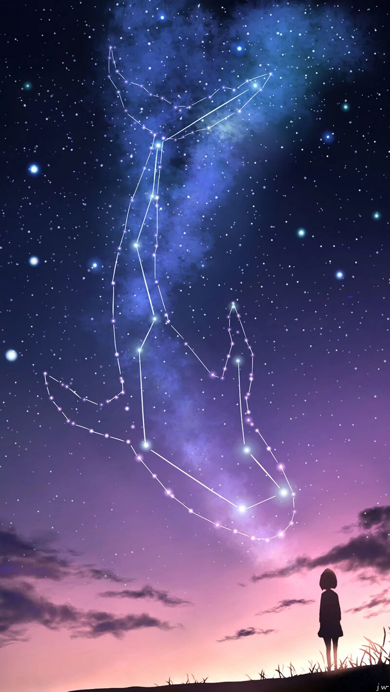 鲸鱼座 星空图片