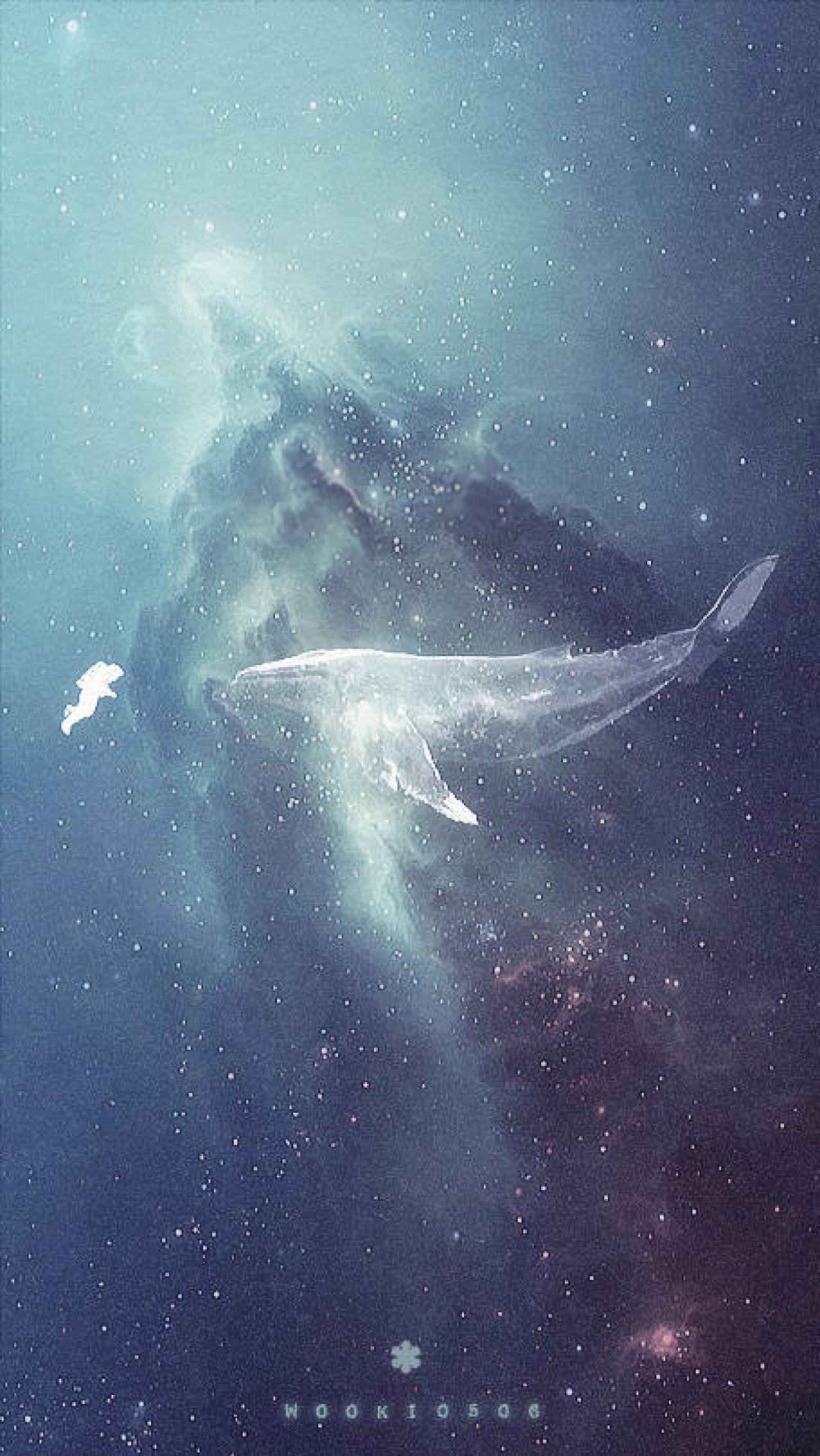 鲸落大海意境图片图片