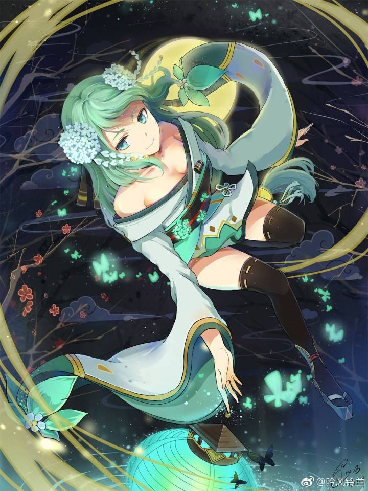 【阴阳师】青行灯(幽蝶花舞)