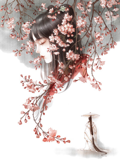古风壁纸 - 人物手绘 cr:未知手机壁纸/唯美壁纸/聊天背景/小清新ins