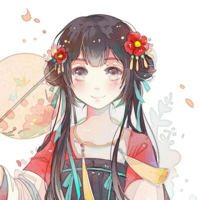 扣字古风动漫女头