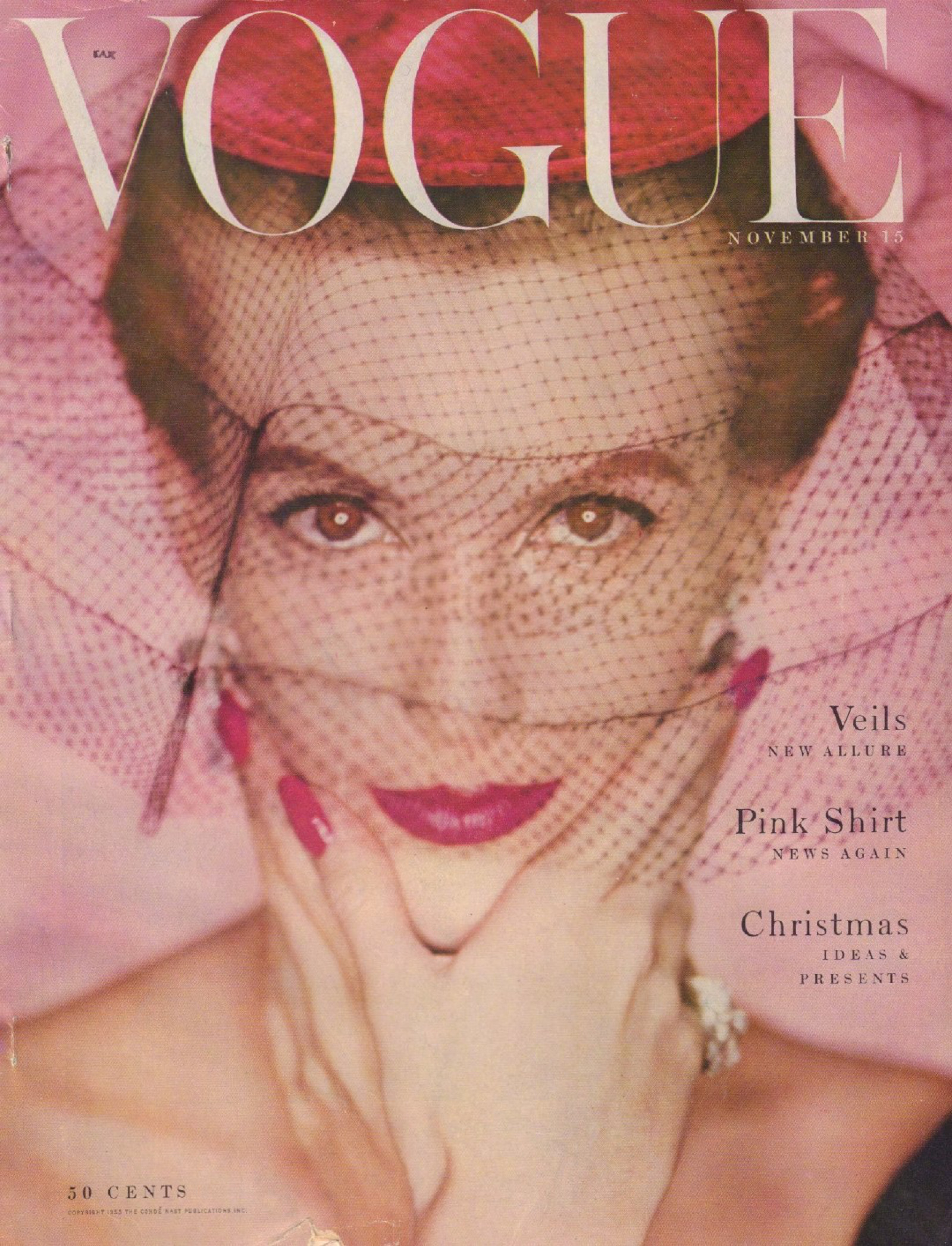 《vogue》50年代杂志封面