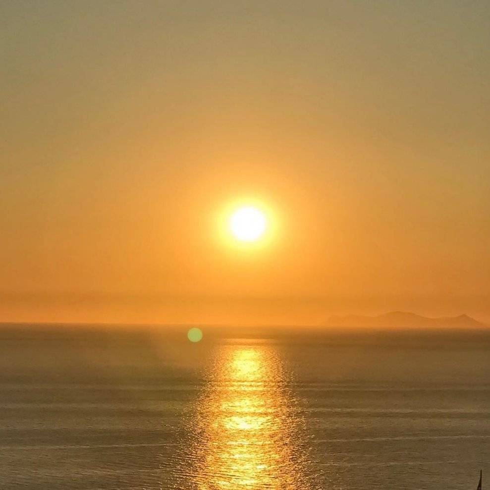 海上夕阳 壁纸 拿图点赞呀