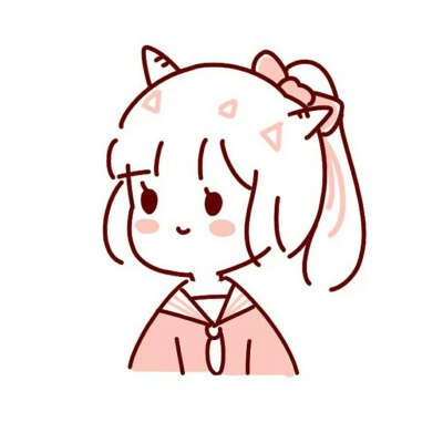 马尾简笔头像