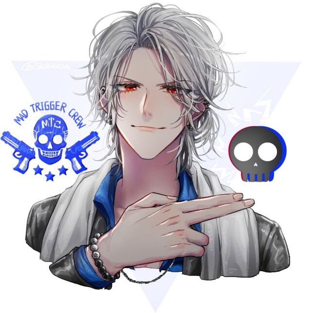 二次元男图 二次元小哥哥撩人的手势,你想pick谁一起自拍短视频?