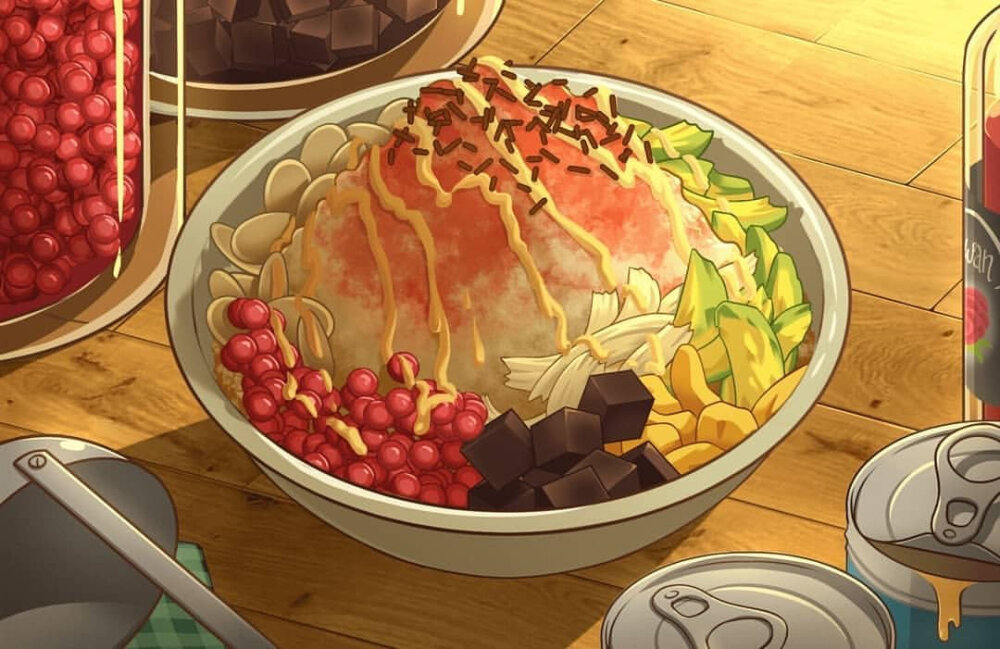 美食(071770ω7017`) 插画师:alfeus christie