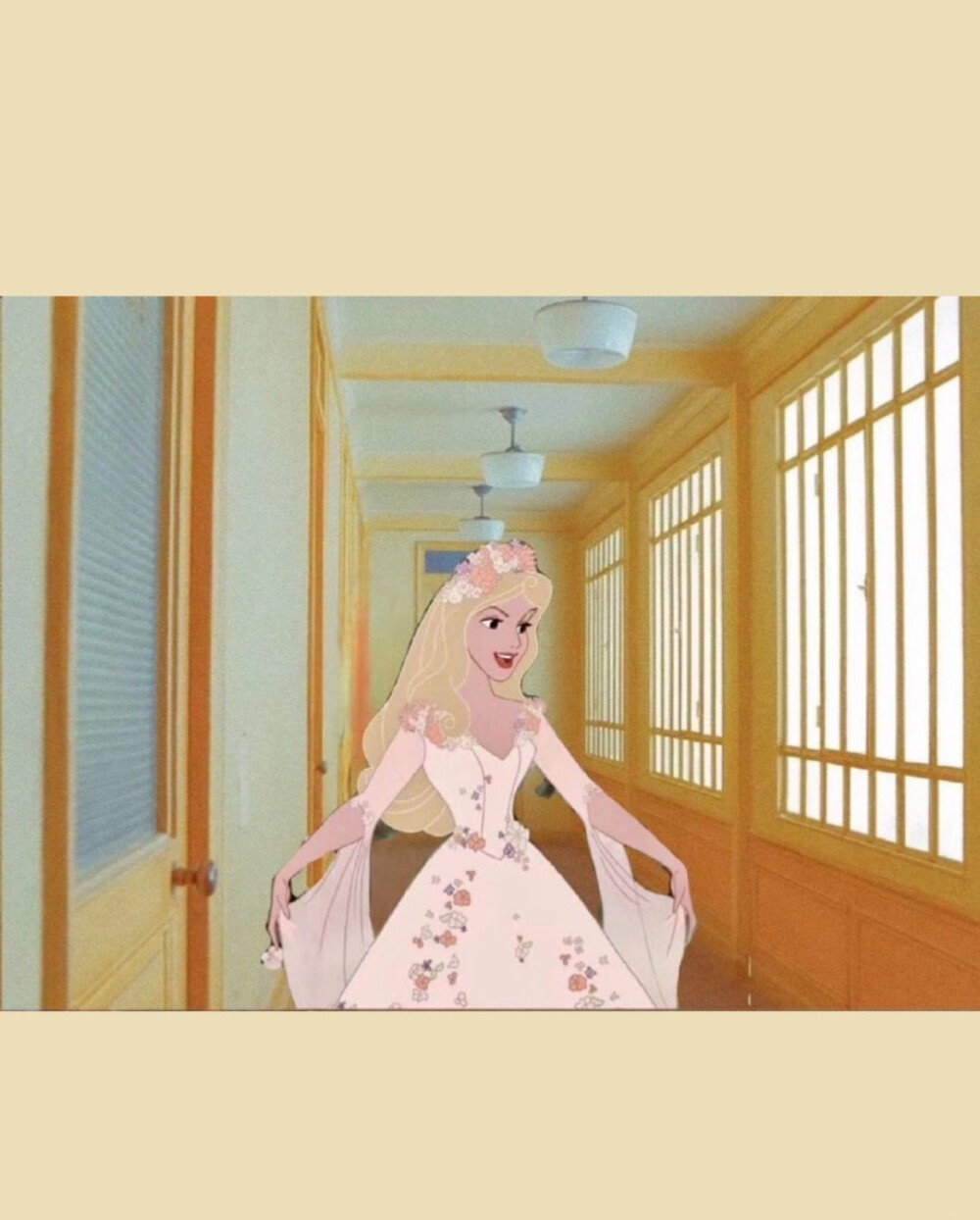 迪士尼公主现代生活头像背景