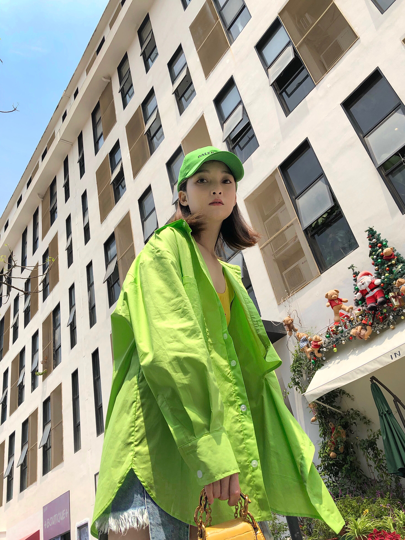 荧光绿出门肯定不会走丢了