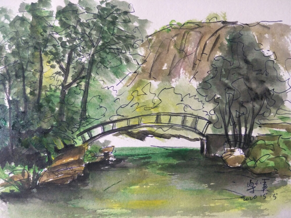 乐军风景速写