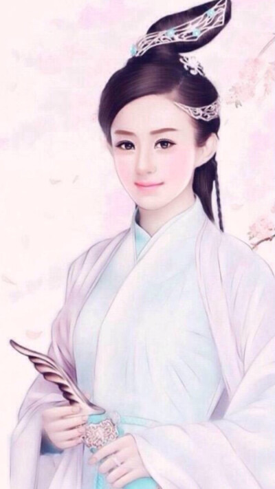 赵丽颖彩铅手绘