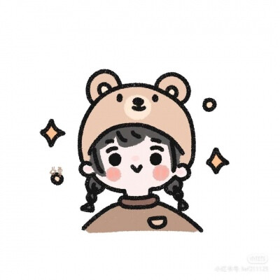 q版简笔画女生