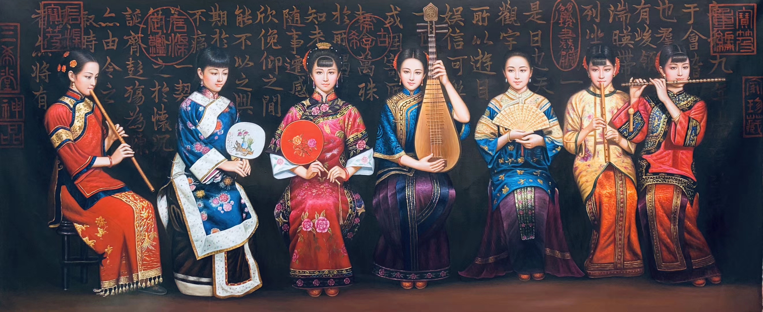 张嘉应老师油画作品欣赏