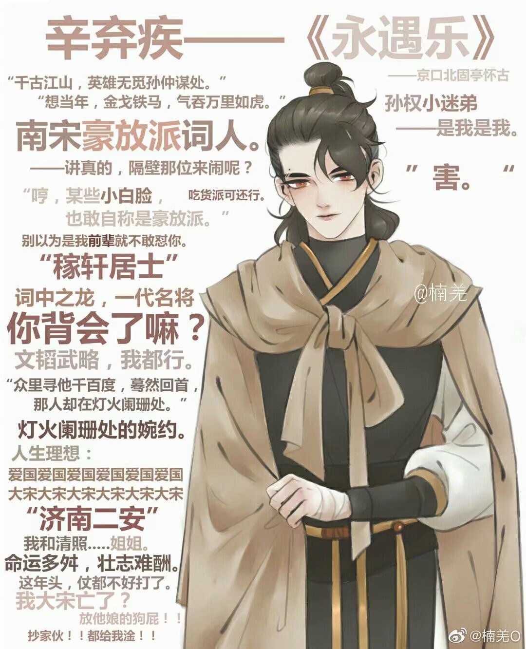 王维 李贺 李白 屈原 辛弃疾 苏轼 白居易 杜甫 韩愈 wc好帅!