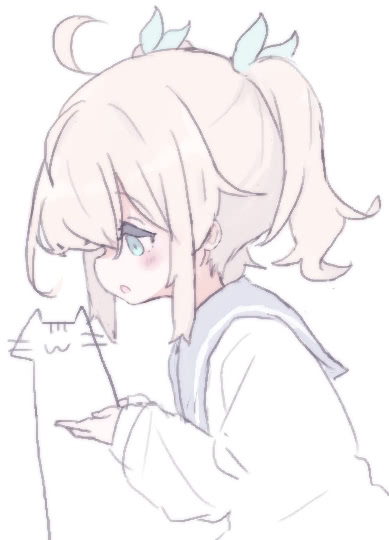 动漫少女 可爱 头像 壁纸 画师:流転