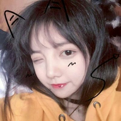 黄色女生头像