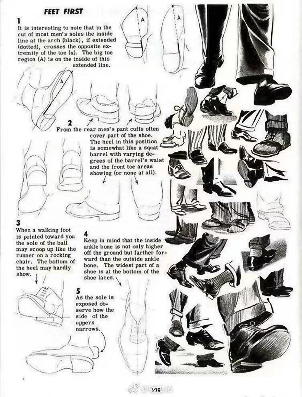 漫画鞋100种画法图片