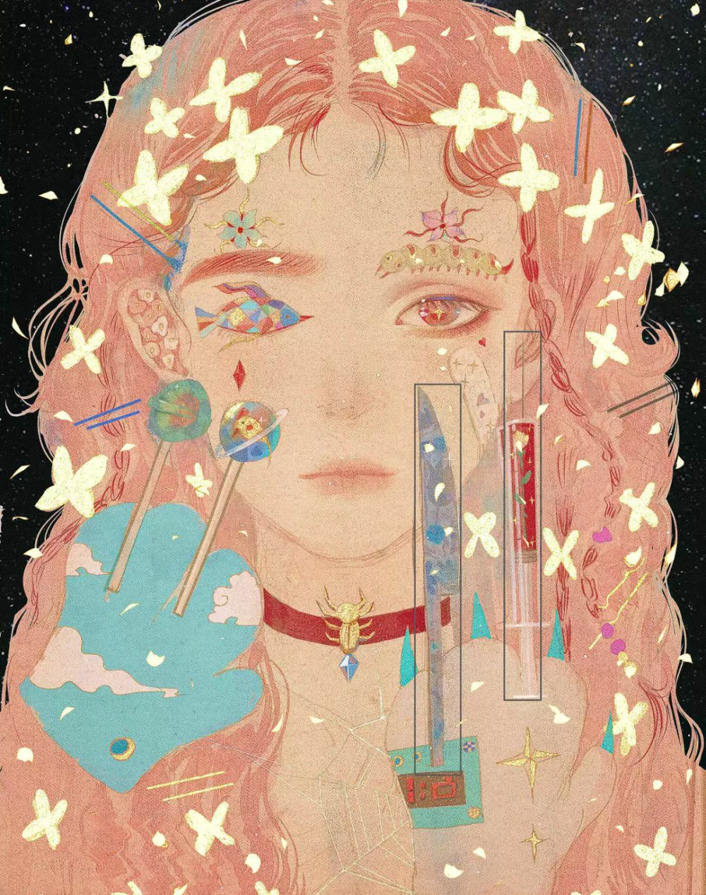 插画师:芜意.神仙插画.