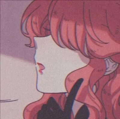动漫少女头像溺水