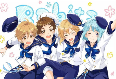 动漫多人画画素材