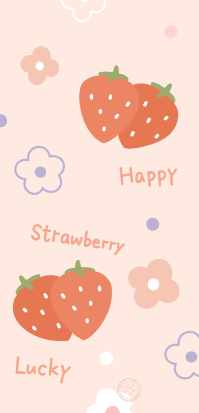 人物草莓壁纸