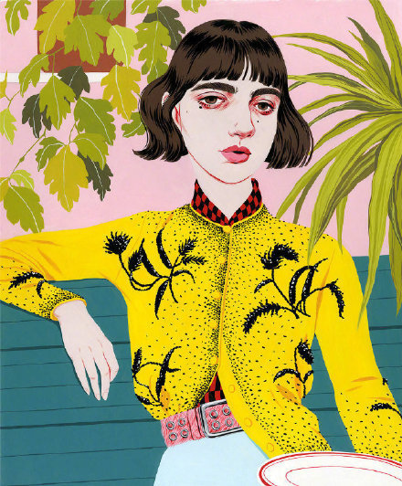 [cp]美国插画师 bijou karman 绘画作品,很适合做头像,无论是风格还是