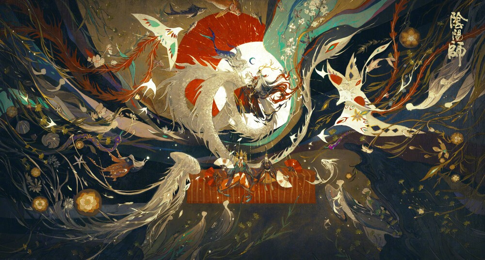 阴阳师官方插画铃鹿御前