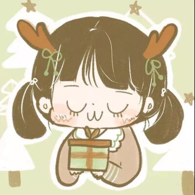 圣诞节动漫q版9人闺蜜头像点个赞加收藏嘛～靴靴辣!