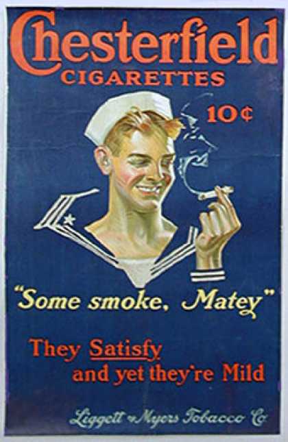 j.c.leyendecker(j.c.莱恩德克) cigarette chesterfield