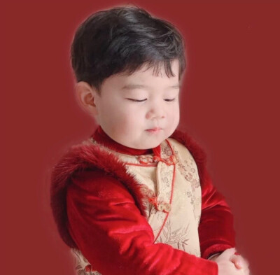 可爱真人小男孩情头