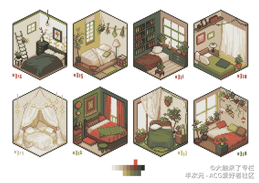 绘画素材参考#像素小屋#侵删