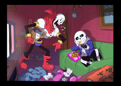 undertale 和平线sans&papyrus