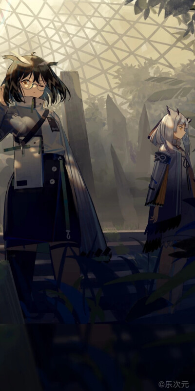 明日方舟 壁纸 莱茵生命 赫默 白面