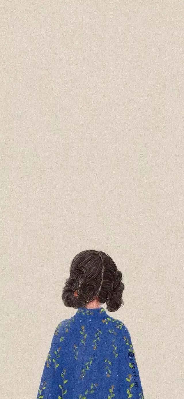 小女孩背影/小清新壁纸/头像