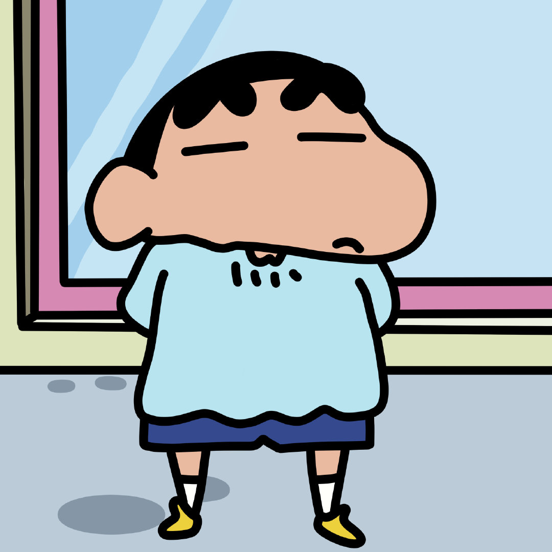 蜡笔小新可爱头像cr阿yan咯