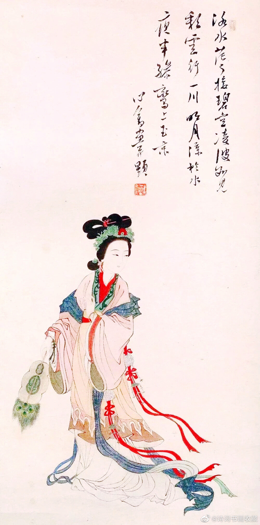 溥儒仕女图精品欣赏!
