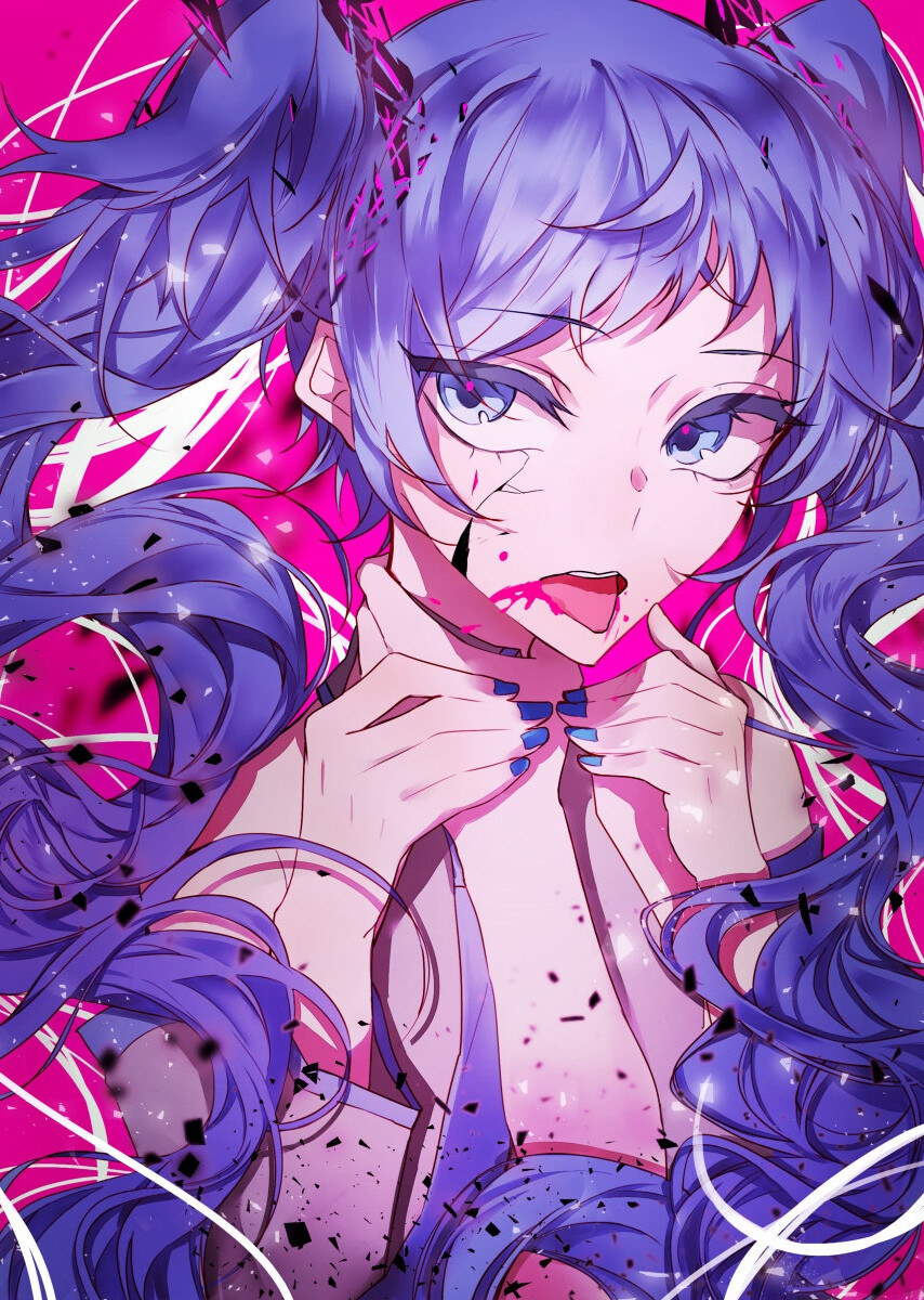 手绘动漫人物插画作品世界第一公主殿下初音 twi:@ggatip