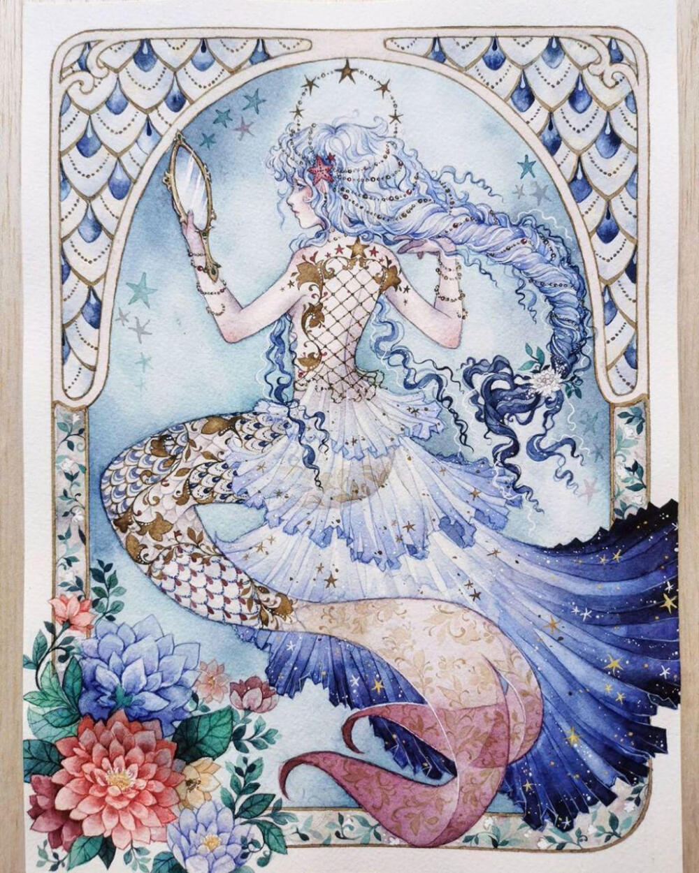 画画没有一蹴而就的,只有不断的练习画出来的作品才会越来越精美,给